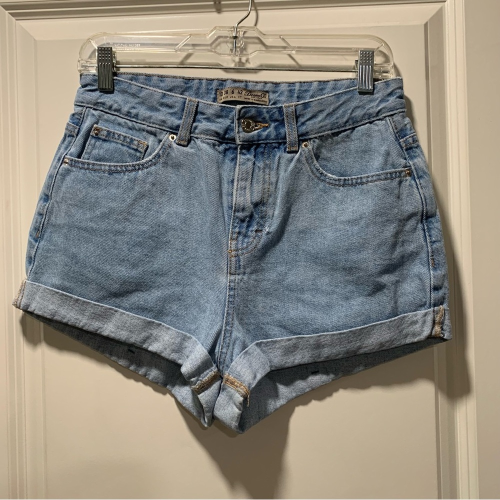 Denim&Co Blue Jean Shorts Essential Style
